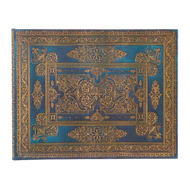 Blue Luxe (Luxe Design) Guest Book Unlined Hardback Journal