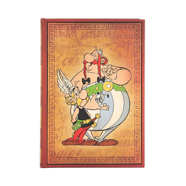 Asterix & Obelix (The Adventures of Asterix) Midi Lined Hardback Journal (Elastic Band Closure)