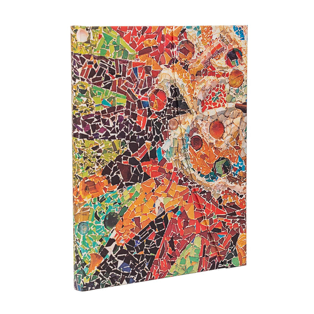Gaudi’s Sun (Gaudi’s Mosaics) Ultra Lined Hardback Journal (Wrap Closure)