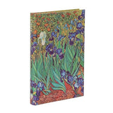 Van Gogh’s Irises Mini Unlined Hardback Journal (Elastic Band Closure)
