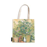 Cezanne’s Terracotta Pots and Flowers Canvas Bag
