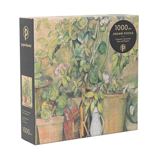 Cezanne’s Terracotta Pots and Flowers 1000 Piece Jigsaw Puzzle