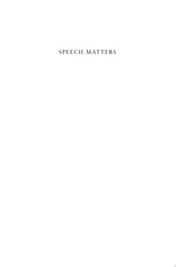 Speech Matters