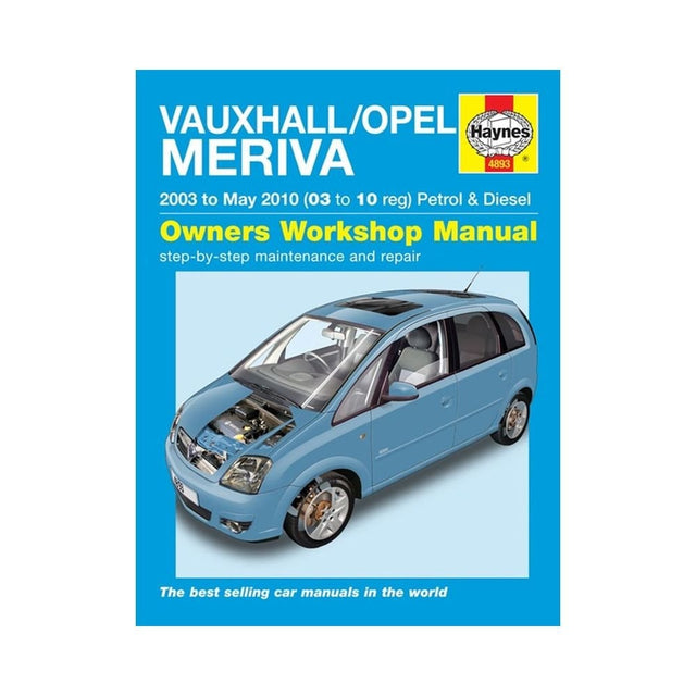 Vauxhall/Opel Meriva Petrol & Diesel Service and Repair Manual