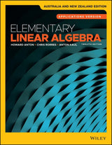 Elementary Linear Algebra, Applications Version, Australia and New Zealand Edition