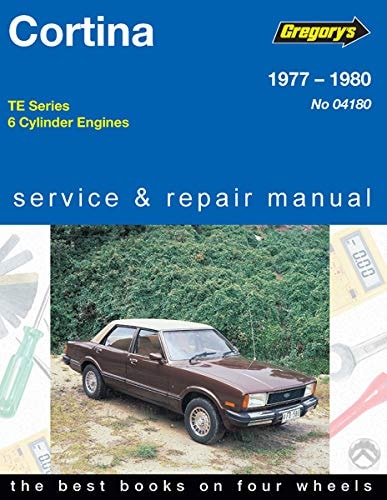 Ford Cortina TE 6cyl 3.3, 4.1 6cyl Gl Ghia (1977-80)