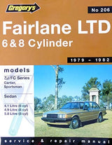 Zj-Fairlane, FC-Ltd 6 and 8 Cylinder 1979-1982