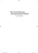 The Psychotherapy Documentation Primer