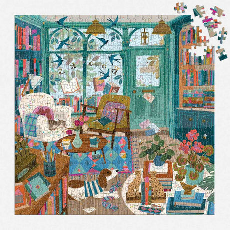 Galison Books of Wonder House Puzzle - 500 Piece