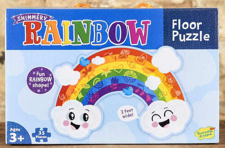 Peaceable Kingdom: Floor Puzzle Rainbow 35 Pieces