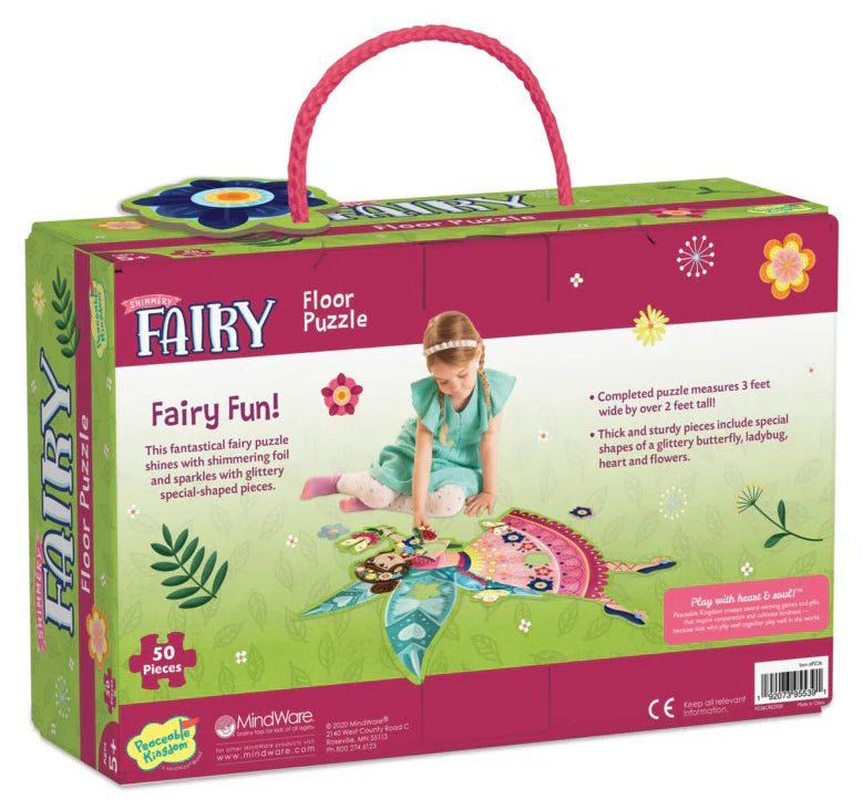 Peaceable Kingdom: Floor Puzzle Fairy 50 Pieces