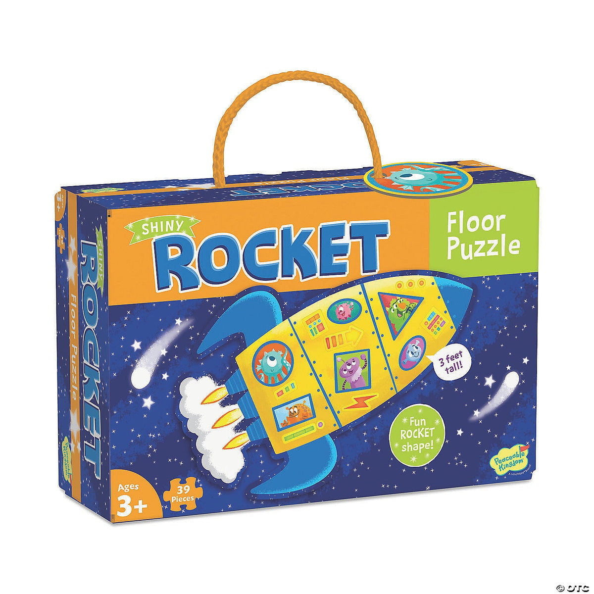 Peaceable Kingdom: Floor Puzzle Rocket 39 Pieces