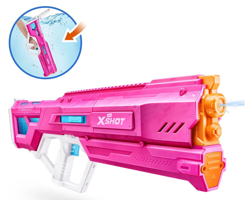 Zuru XShot: Water Fast Fill Motor Soaker - Mega Pulse (Pink)