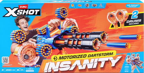Zuru XShot: Insanity Motorized Dartstorm With 200 Darts
