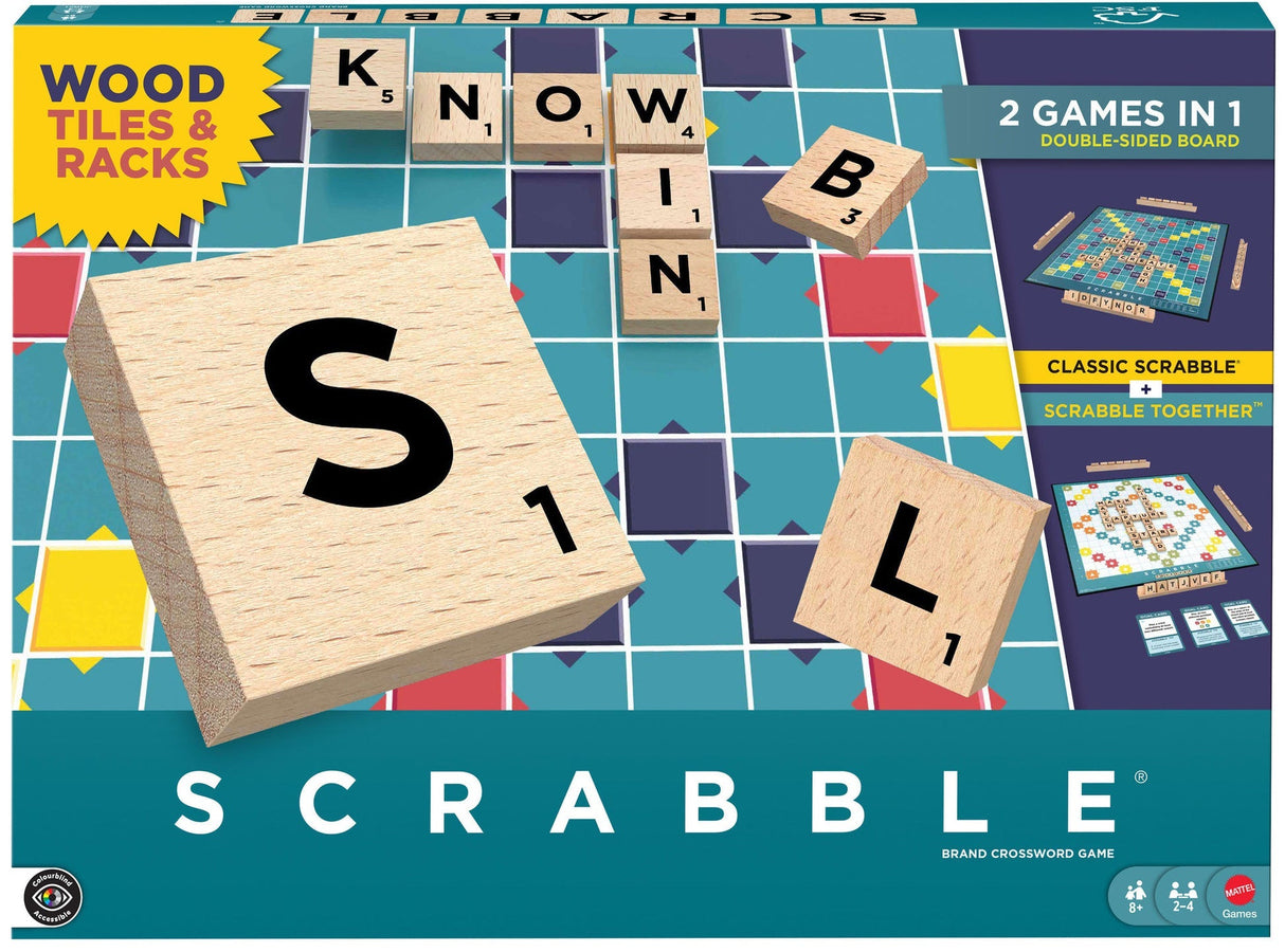 Classic Scrabble - 2-in-1 Board Game