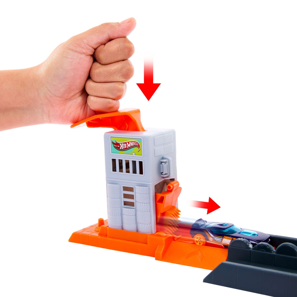 Hot Wheels: Gorilla Slam Attack Repair Shop Playset