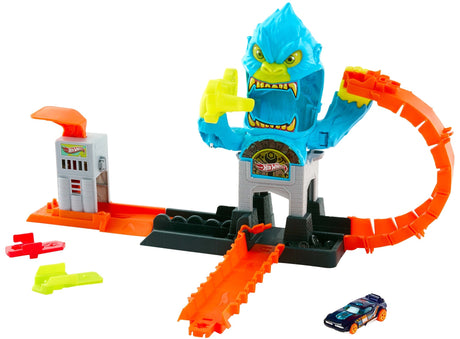 Hot Wheels: Gorilla Slam Attack Repair Shop Playset
