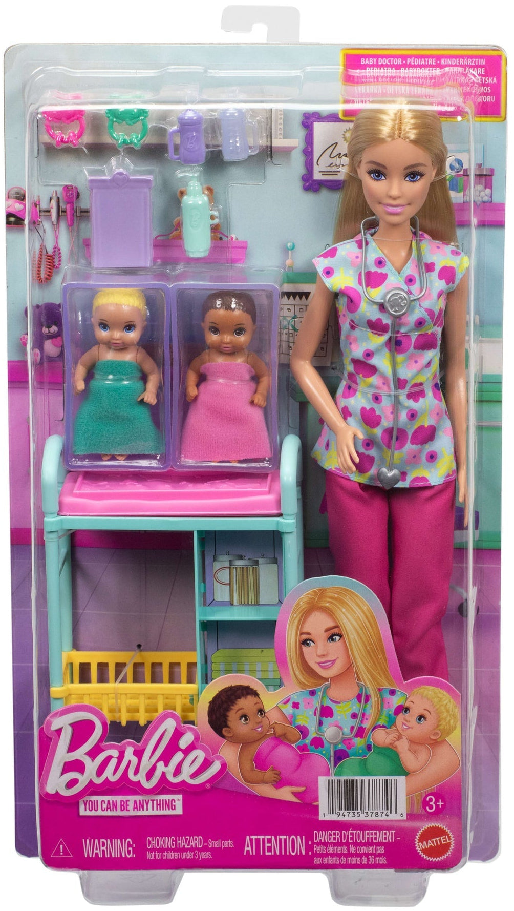 Barbie: Careers Playset Doll - Baby Doctor