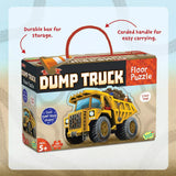 Peaceable Kingdom: Floor Puzzle Dump Truck 49 Pieces