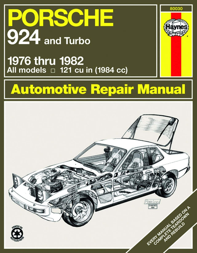 Porsche 924 and Turbo 1976-82 Owner's Workshop Manual