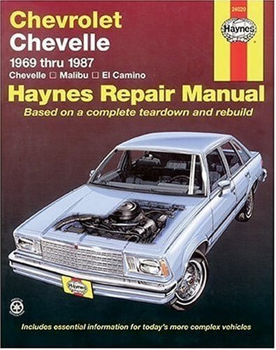 Chevrolet Chevelle, Malibu & El Camino (1969-1987) Haynes Repair Manual (USA)