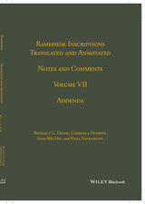 Ramesside Inscriptions, Addenda