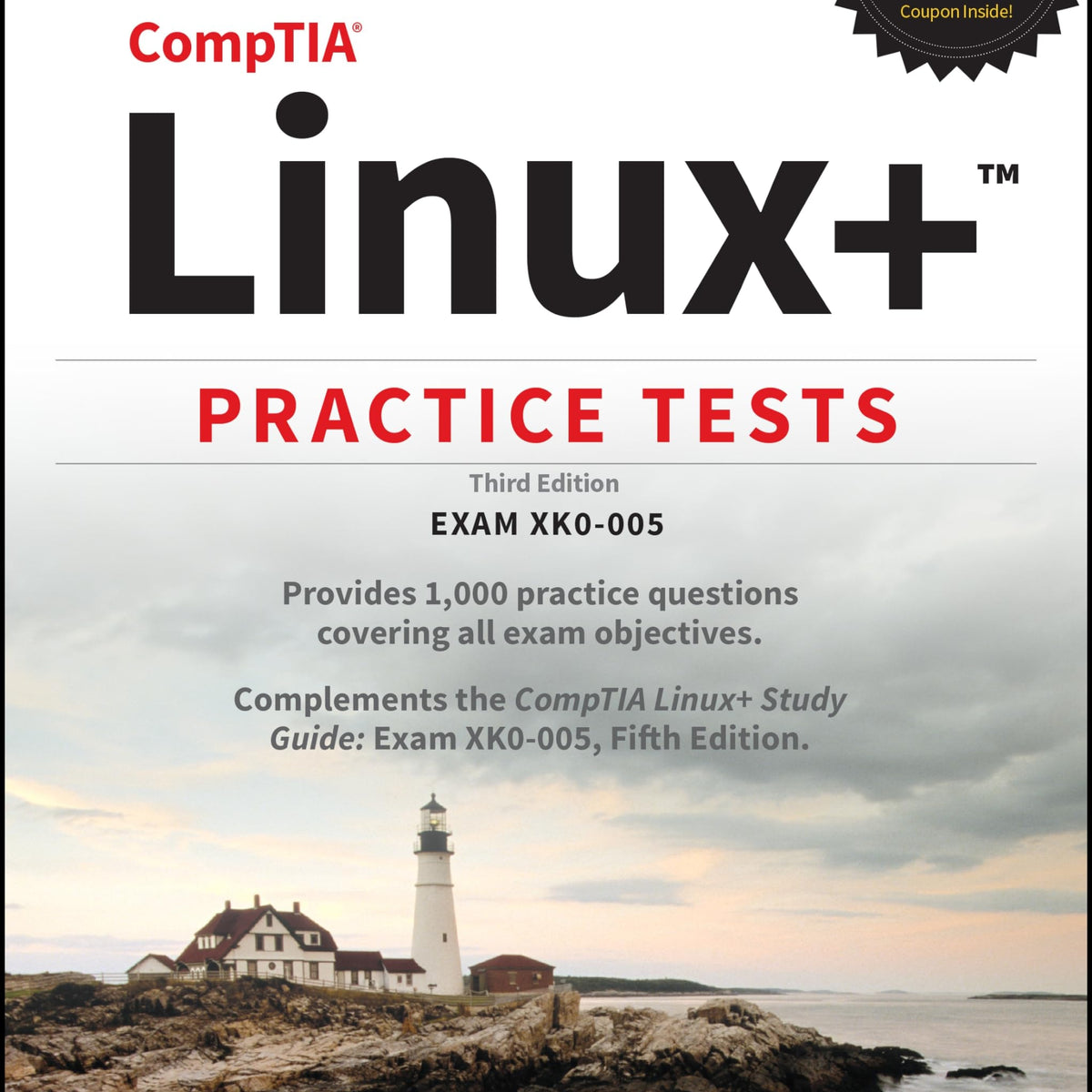 CompTIA Linux+ Practice Tests by Steve Suehring – Book Hero