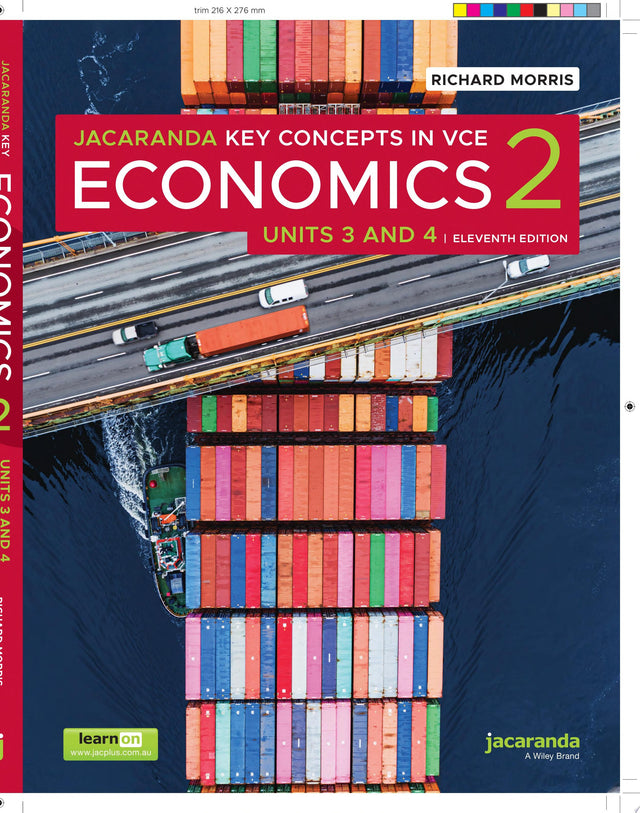 Jacaranda Key Concepts in VCE Economics 2 Units 3 and 4, 11e learnON & Print