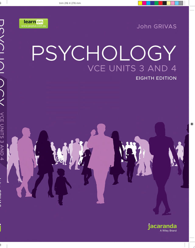 Psychology for VCE Units 3 and 4, 8e learnON and Print