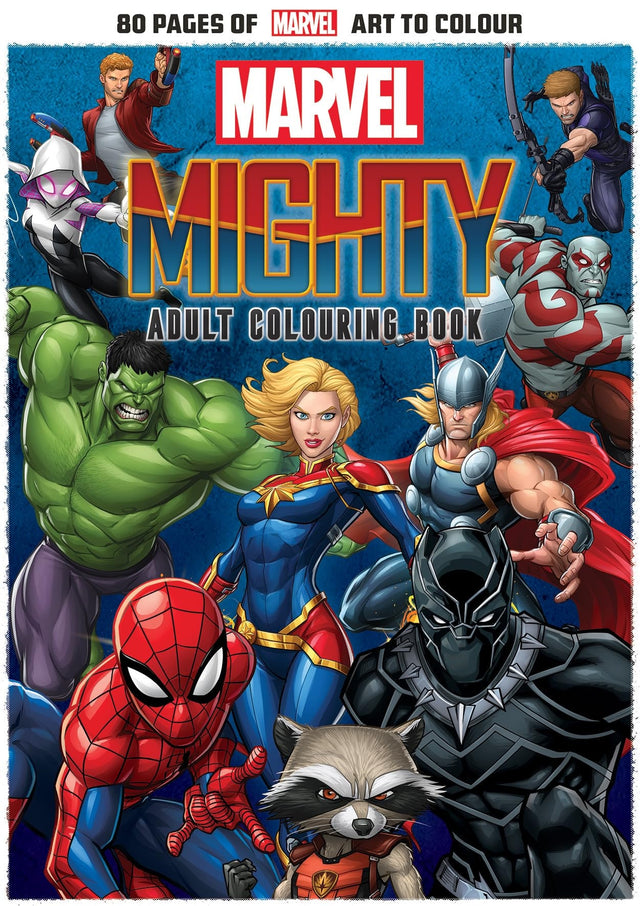 Marvel: Mighty Adult Colouring Book (Featuring Captain Marvel)