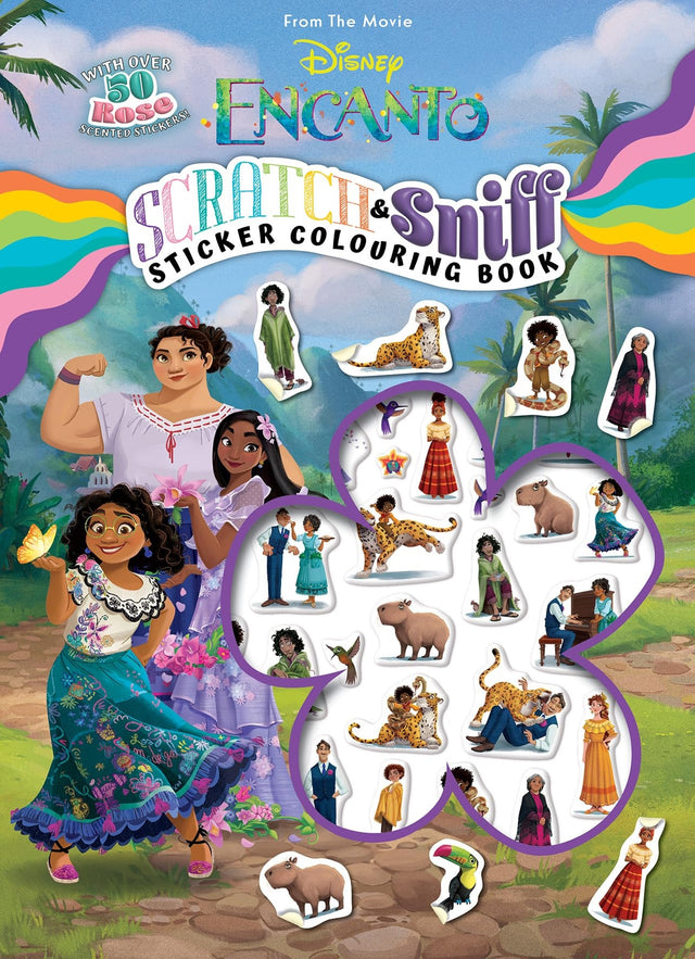Encanto: Scratch and Sniff Sticker Colouring Book (Disney)