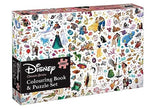 Disney Classic Series: Adult Colouring Book & Puzzle Set (1000 Pieces)