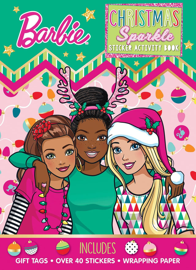 Barbie: Christmas Sparkle Sticker Activity Book (Mattel)