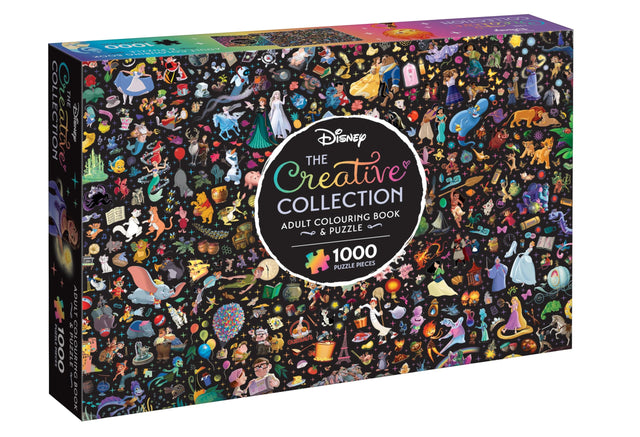 The Creative Collection: Adult Colouring Book and Puzzle (Disney: 1000 Pieces)