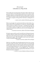 Liberalism as a Way of Life