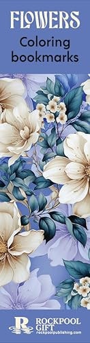 Flowers Coloring Bookmarks