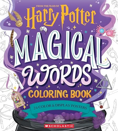 Harry Potter: Magical Words Colouring Book