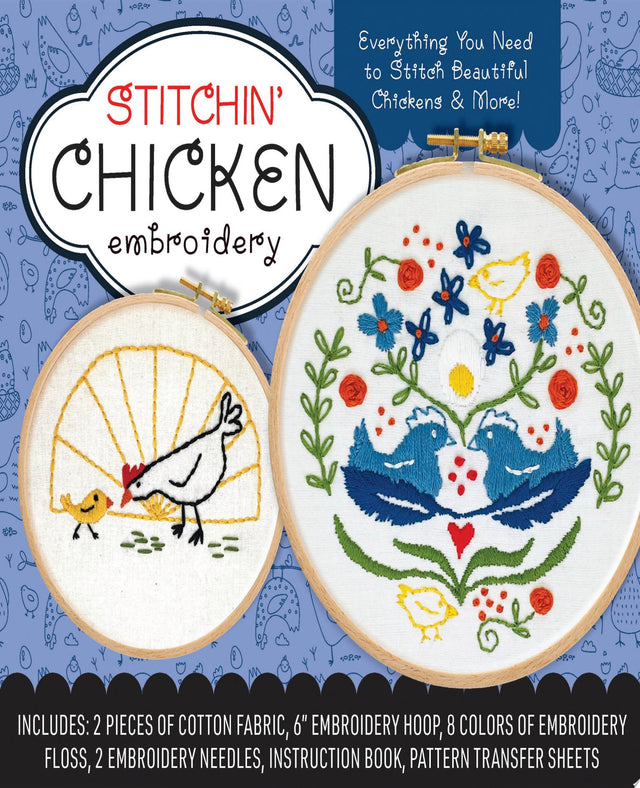 Stitchin' Chicken Embroidery Kit