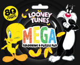 Tweety 80th Anniversary: Mega Colouring & Puzzle Pad (Looney Tunes)