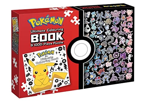 Pokemon: Adult Ultimate Colouring Book and 1000-Piece Puzzle