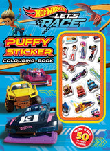 Hot Wheels Let's Race: Puffy Sticker Colouring Book (Mattel)