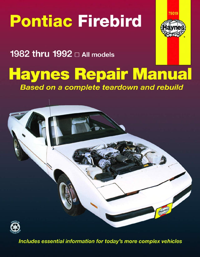 Pontiac Firebird (1982-1992) Haynes Repair Manual (USA)