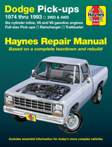 Dodge Ramcharger & Trailduster full-size pick-ups (1974-1993) Haynes Repair Manual (USA)