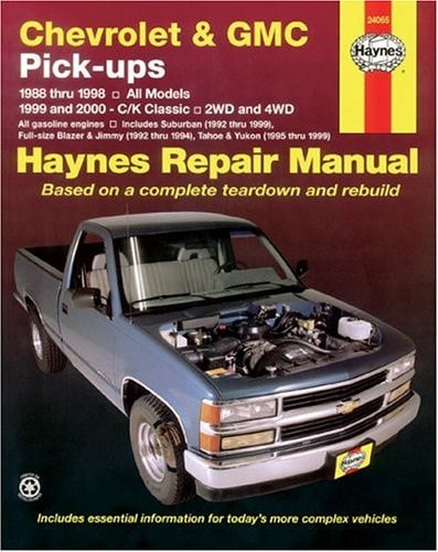Chevrolet & GMC Pick Ups, 2WD & 4WD (88 - 00)