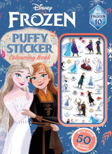 Frozen 10th Anniversary: Puffy Sticker Colouring Book (Disney)