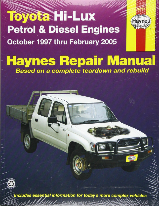 Toyota Hi Lux 4x4 & 4x2 (97-05) Haynes Repair Manual (AUS)