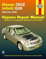 Nissan 350Z & Infiniti G35 (2003-2008) Haynes Repair Manual (USA)