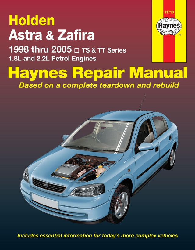 Holden Astra & Zafira 1998 Thru 2005