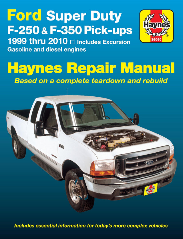 Ford Super Duty Pick-up & Excursion for Ford Super Duty F-250 & F-350 pick-ups & Excursion (1999-2010) Haynes Repair Manual (USA)