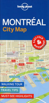 Lonely Planet Montreal City Map